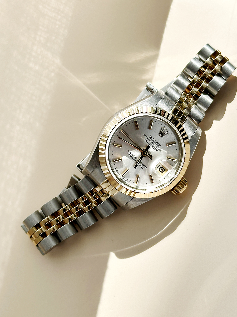 ROLEX oyster pepertual DATEJUST Lady 26mm SILVER
